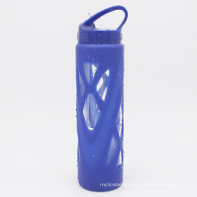 Portable Travel glass Water Bottles with Straw